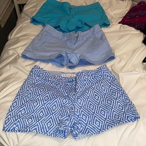 Southern tide and lily shorts size 0
